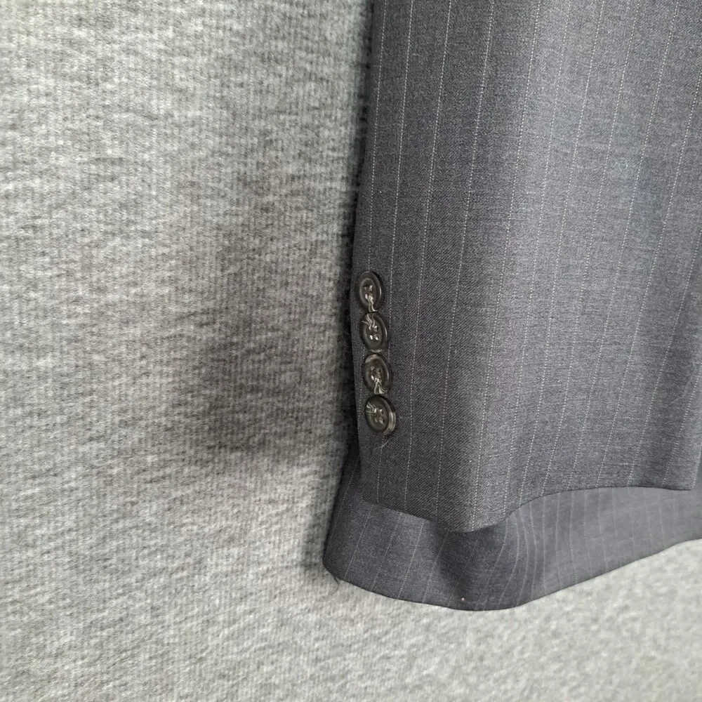 Lauren Ralph Lauren Men's 47R Pinstripe 100% Wool Blazer Sport Coat Jacket